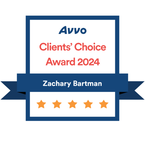 Avvo Client's Choice - Zachary S. Bartman 2024