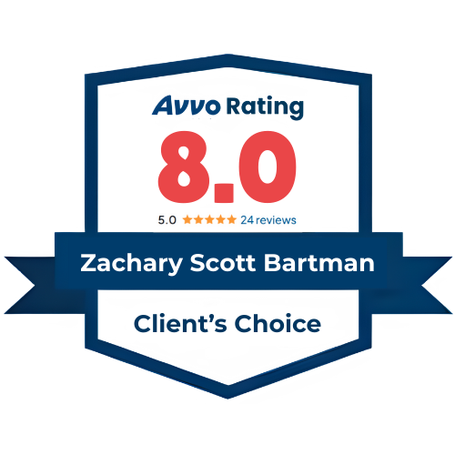 Avvo Rating - Zachary S. Bartman 8.0