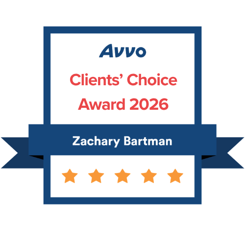 Avvo Client's Choice - Zachary S. Bartman 2026